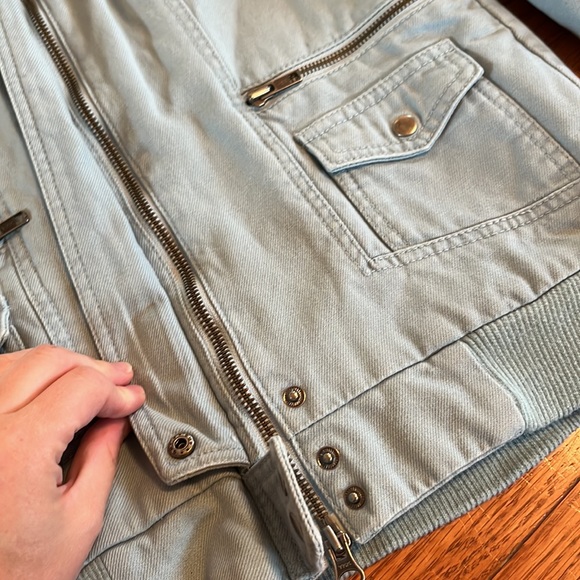 Marc Jacobs light blue bomber jacket - Picture 5 of 6